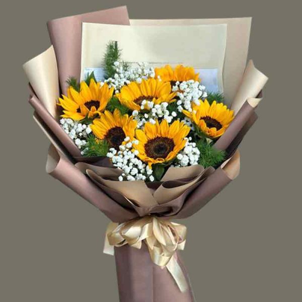 Arreglo Floral Girasoles Flollaje